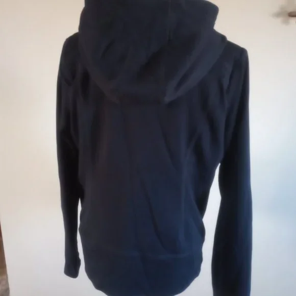 Active Life Women's Full Zip Sweatshirt Hoodie w/Plush ILining, Black, XL - Picture 2 of 7